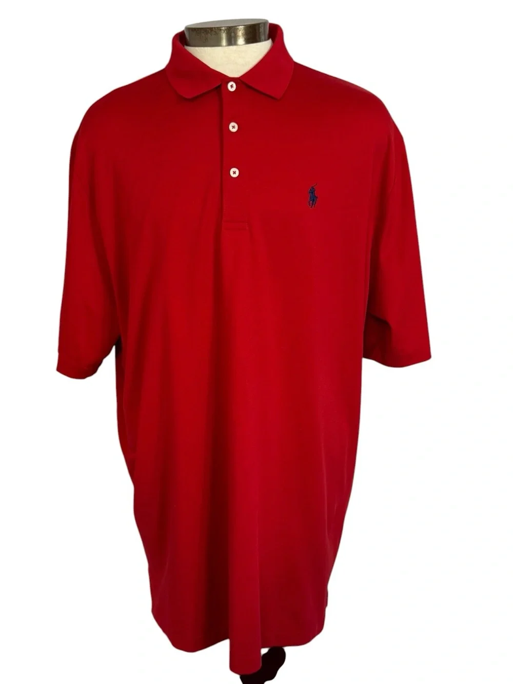 Polo Ralph Lauren Golf XXL Red Performance Polo Shirt Rivermont Country Club